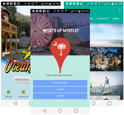 mobile app design development myrtle beach, sc