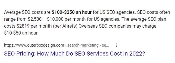 low cost affordable seo myrtle beach